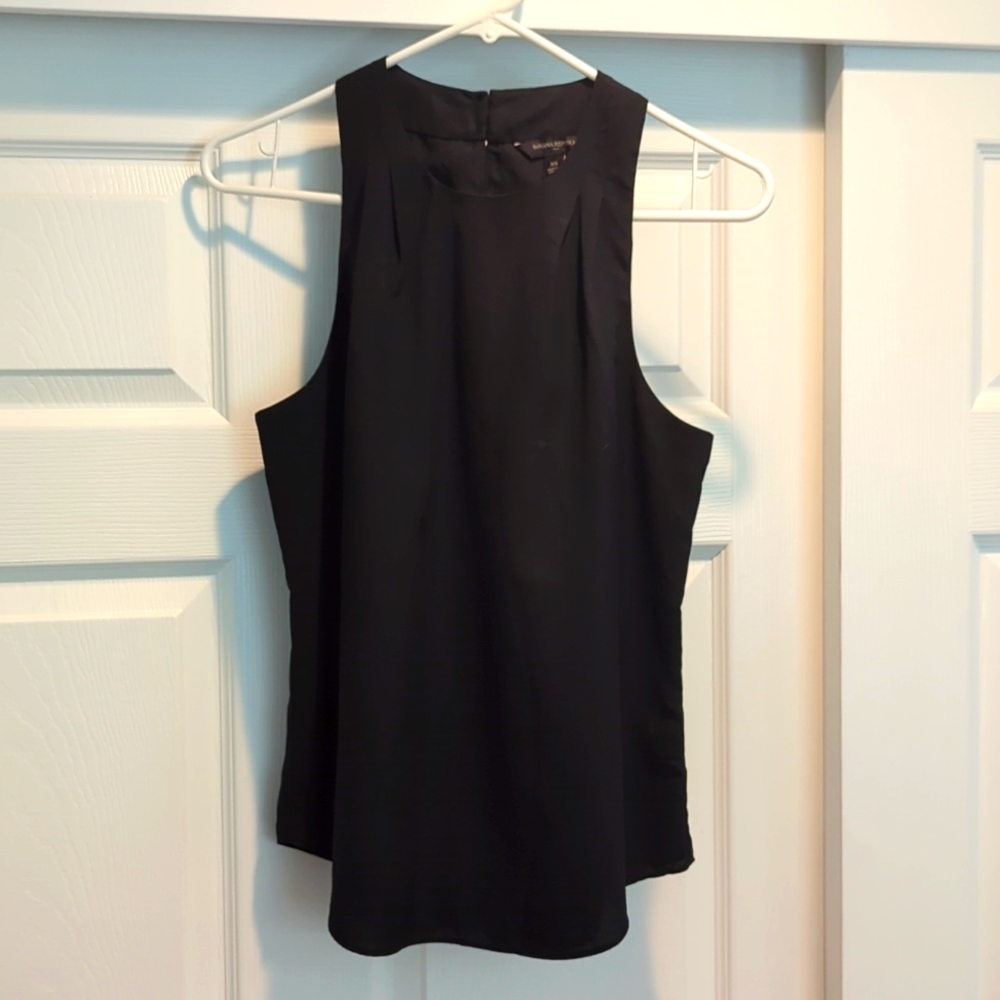 Banana Republic Black Sleeveless Blouse